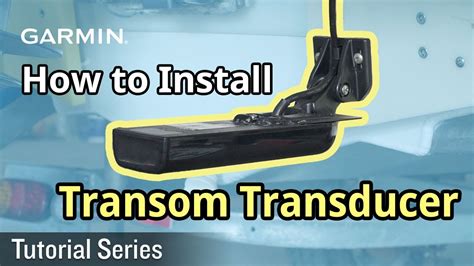 garmin metal transducer bracket|installing garmin transducer on boat.